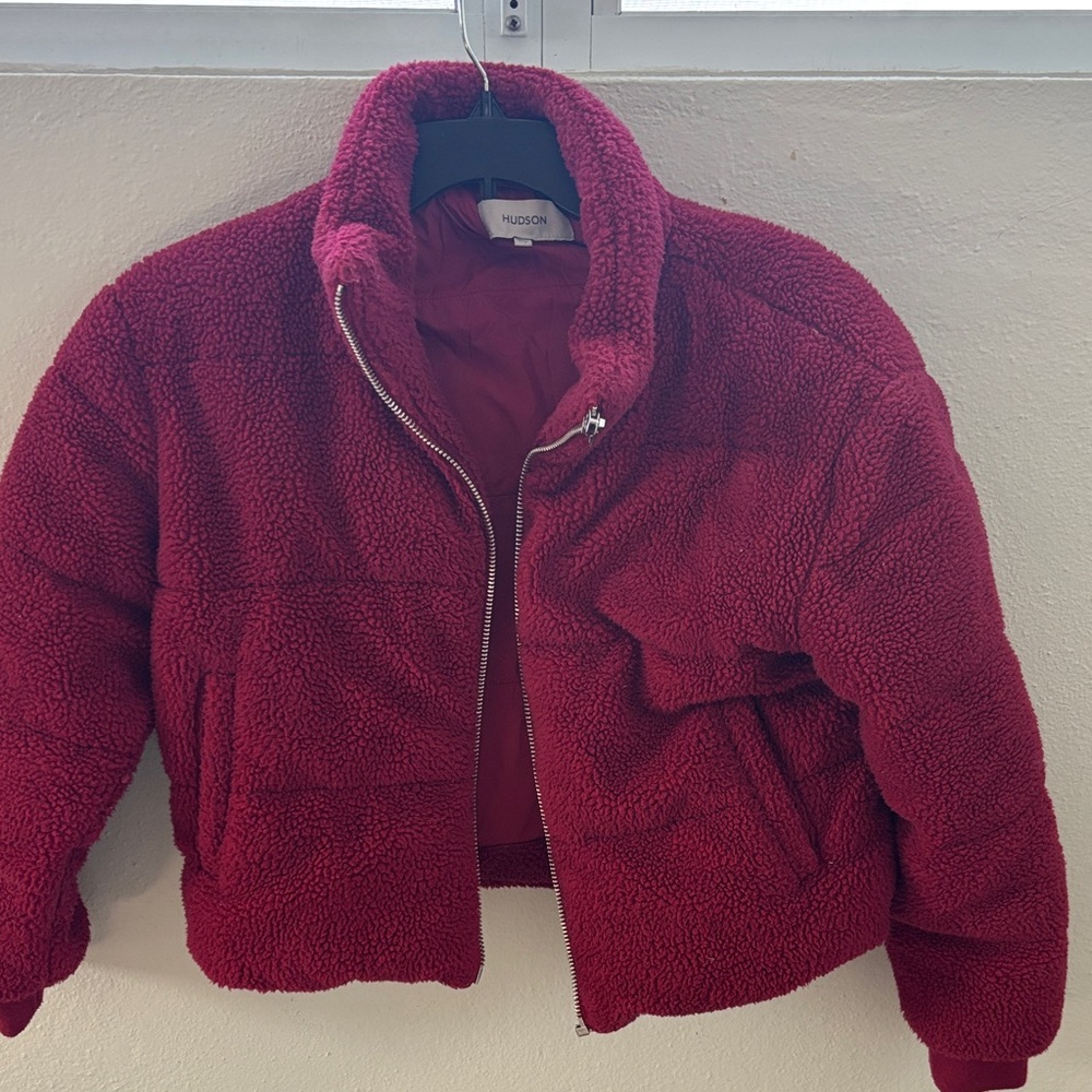 Hudson Jeans Vibrant Red Jacket